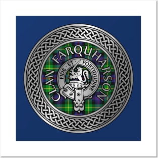 Clan Farquharson Crest & Tartan Knot Posters and Art